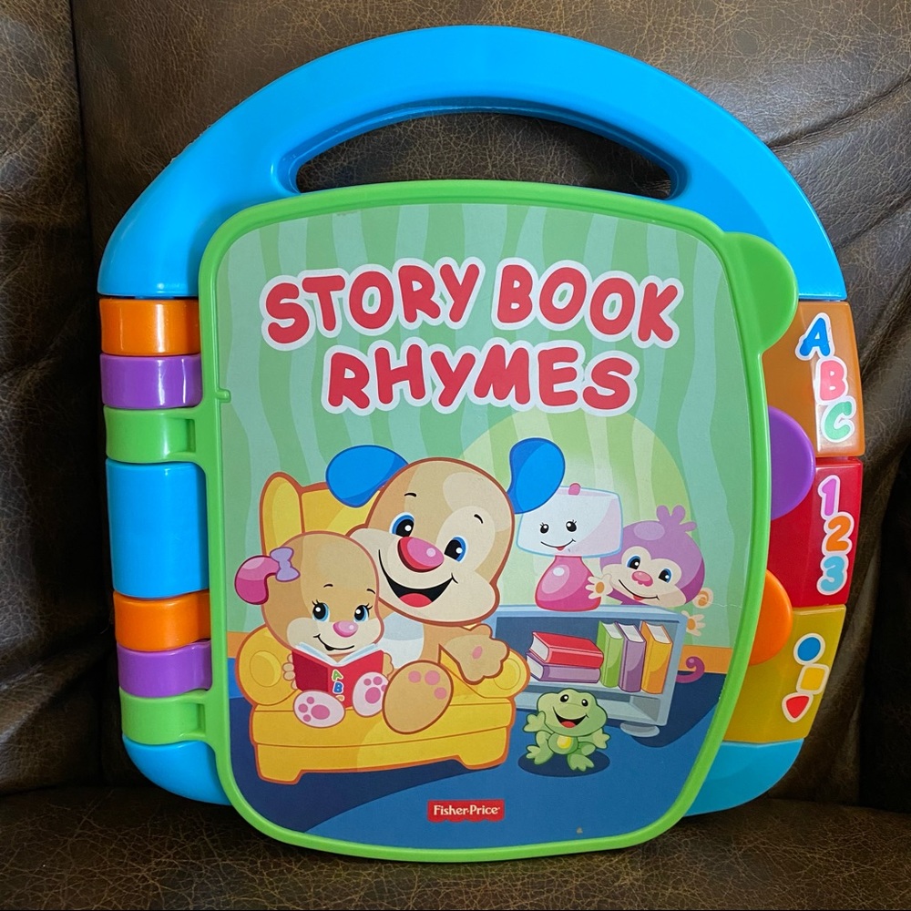 Fisher Price Story Book Rhymes Learning Shapes Numbers Letters, Nursery Songs